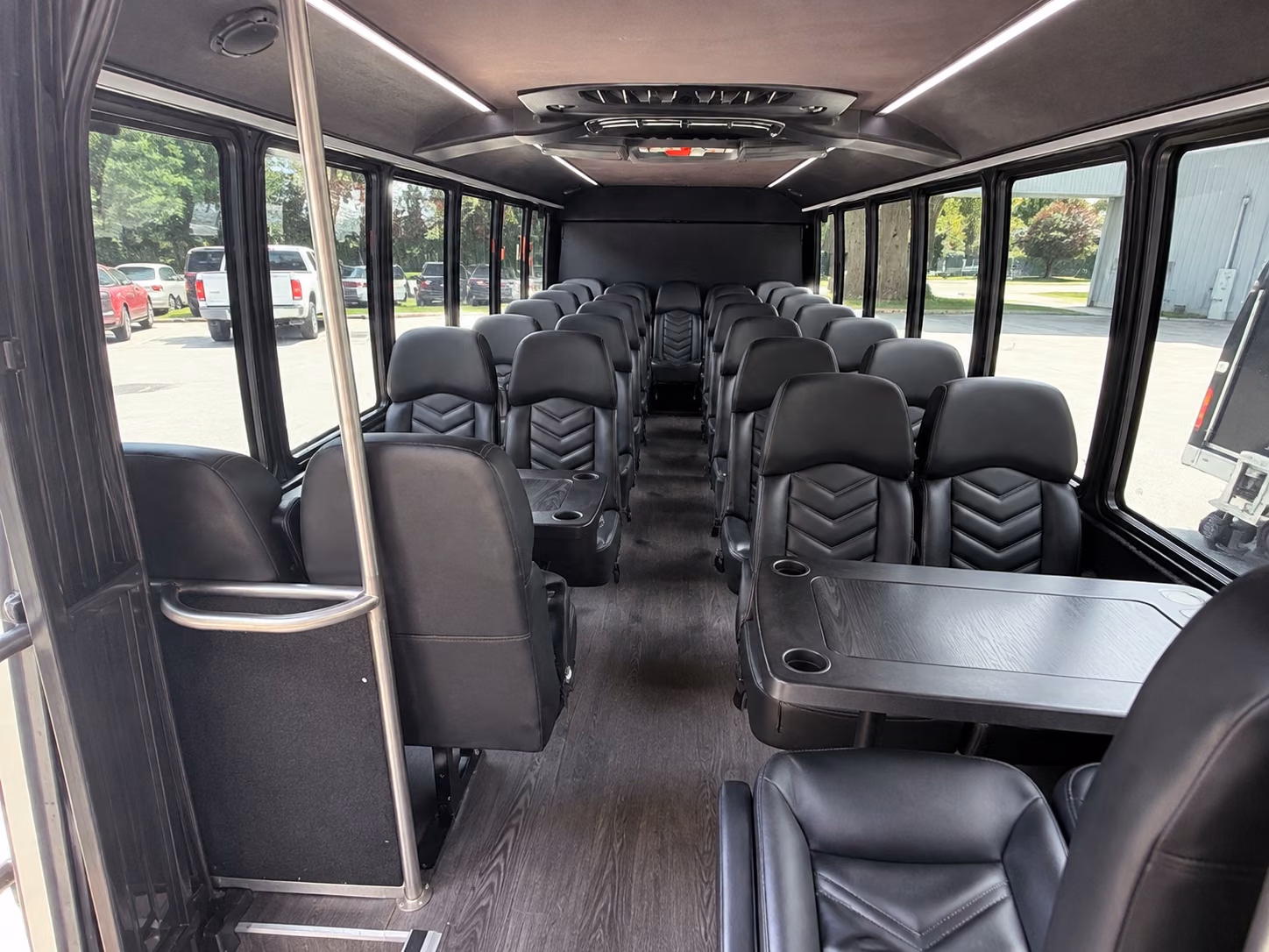 hartford 15 passenger minibus interior