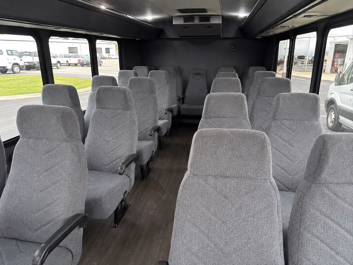 hartford 18 passenger minibus inside