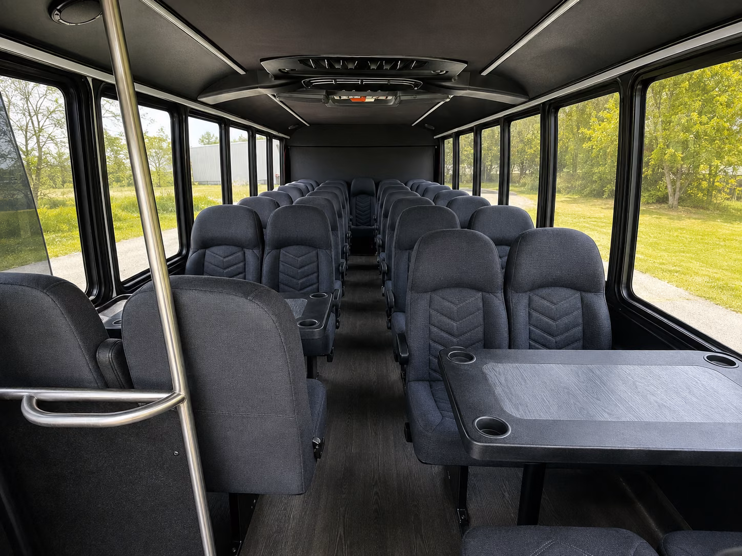 hartford 18 passenger minibus interior