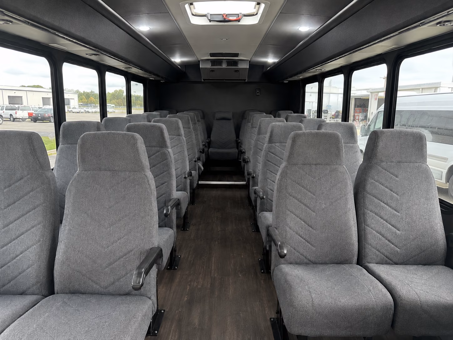 hartford 20 passenger minibus interior