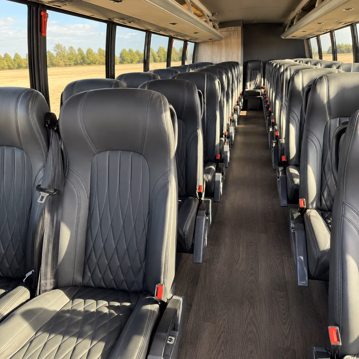 hartford 25 passenger minibus interior