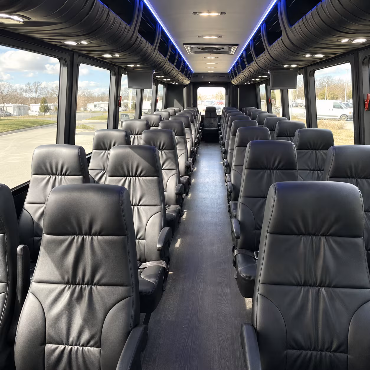 hartford 30 passenger minibus interior