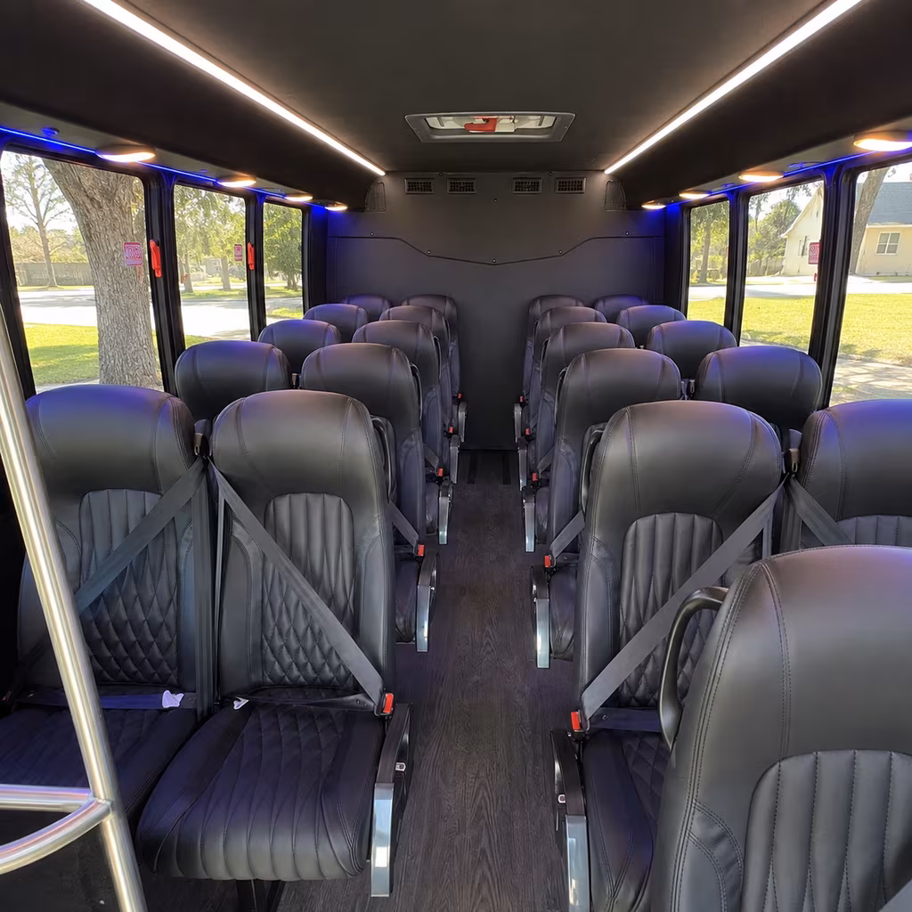 hartford 35 passenger minibus interior