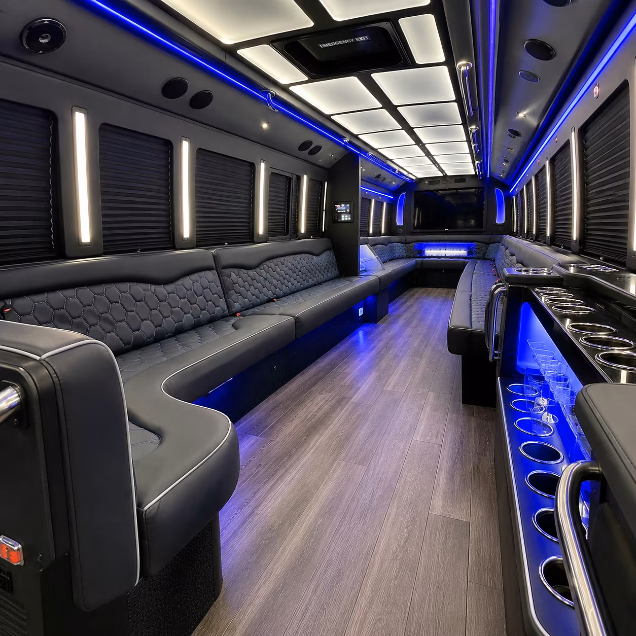 hartford party bus rentals inside