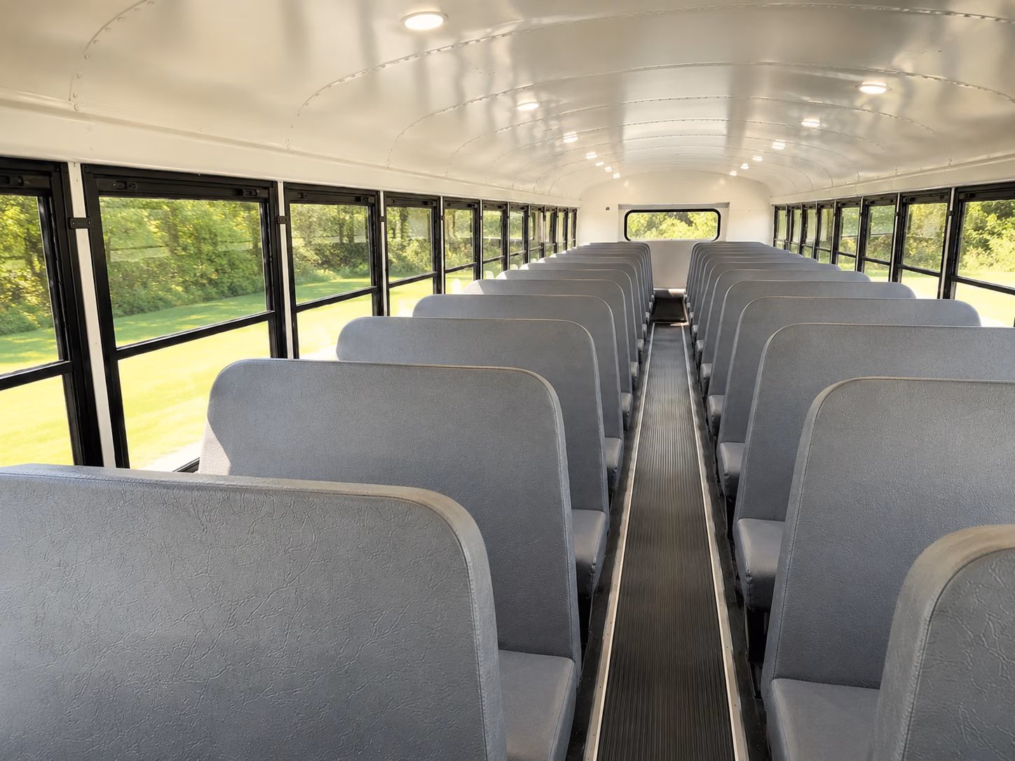 hartford school bus inside