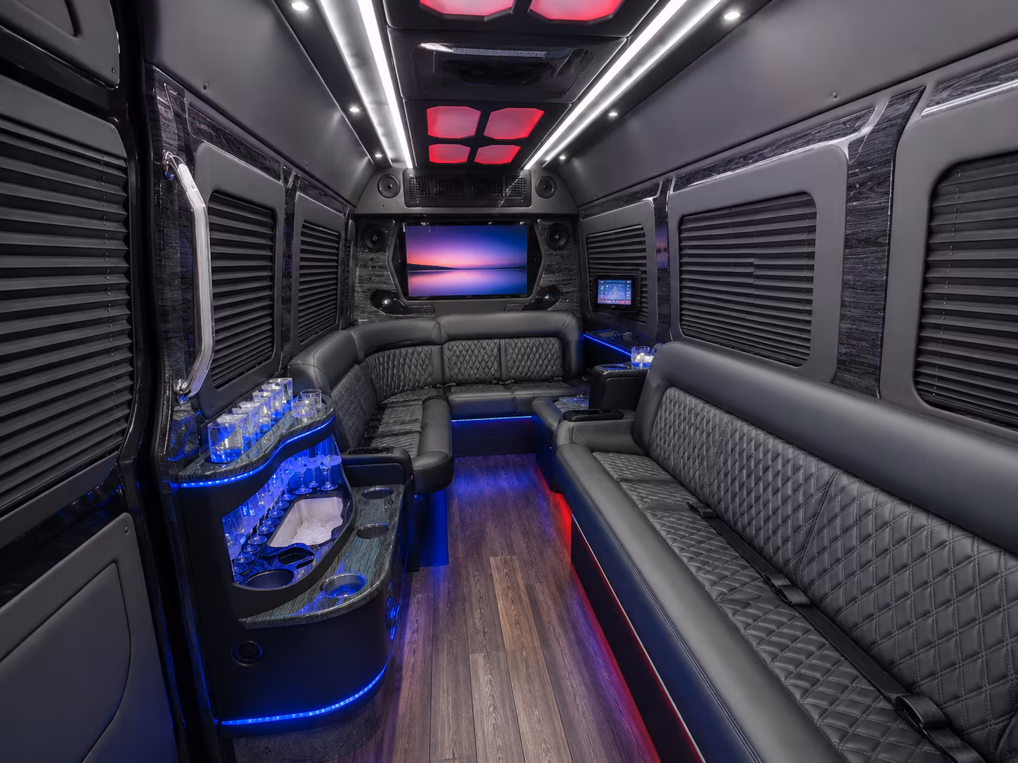 hartford sprinter limousine inside