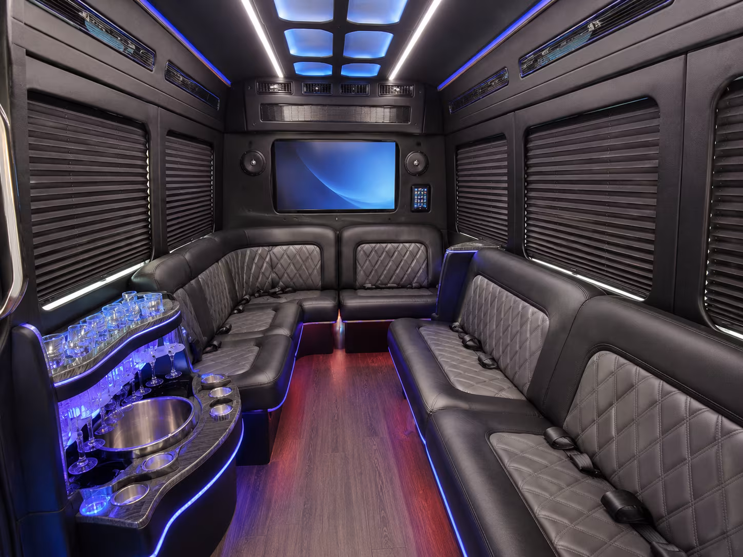 hartford sprinter limousine interior